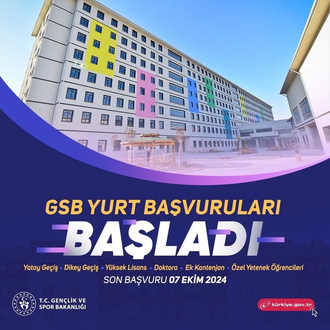 Ek kontenjanla yerleşen öğrencilerin yurt başvuruları başladı
