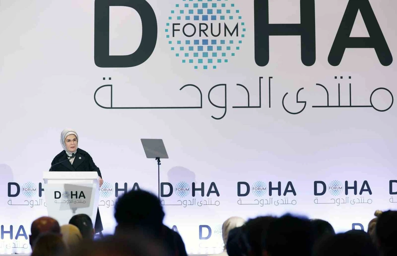 Emine Erdoğan, Doha Forum 2024 programında konuştu:
