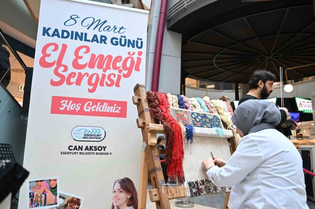 Esenyurtlu kadınların ürettiği ürünler sergilendi
