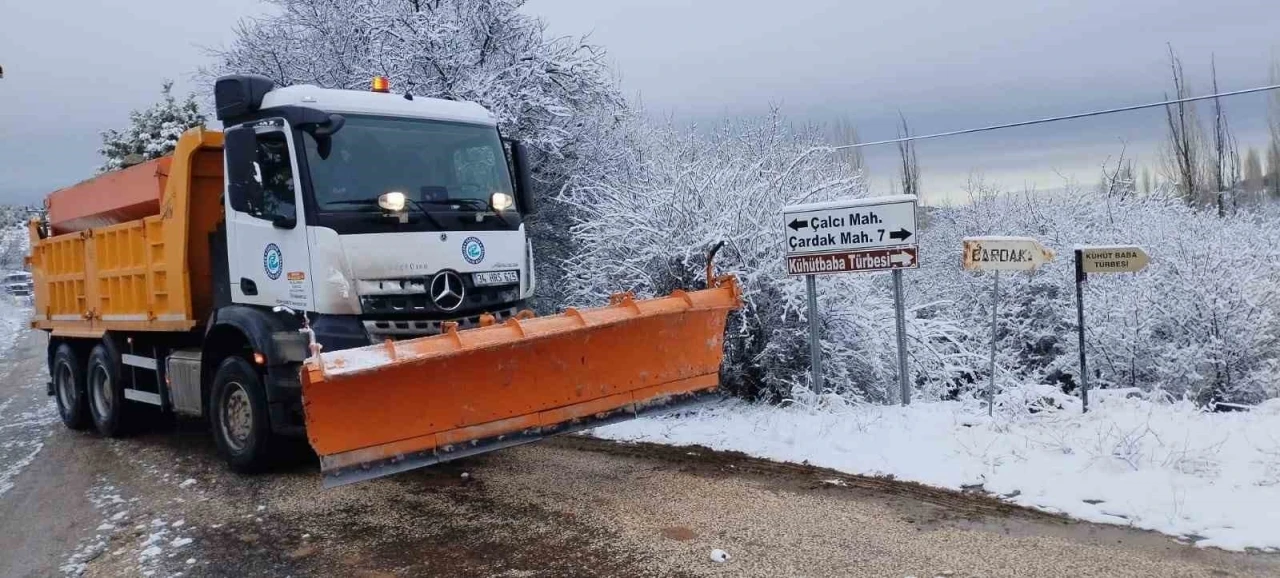 Eskişehir Büyükşehir Belediyesi’nden kar mesaisi
