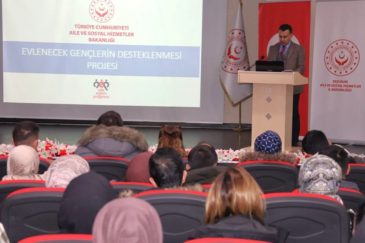 Evlenecek gençlerin desteklenmesi projesi Erzurum’da ilgi görüyor
