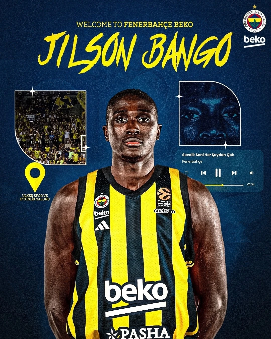 Fenerbahçe, Jilson Bango’yu kadrosuna kattı
