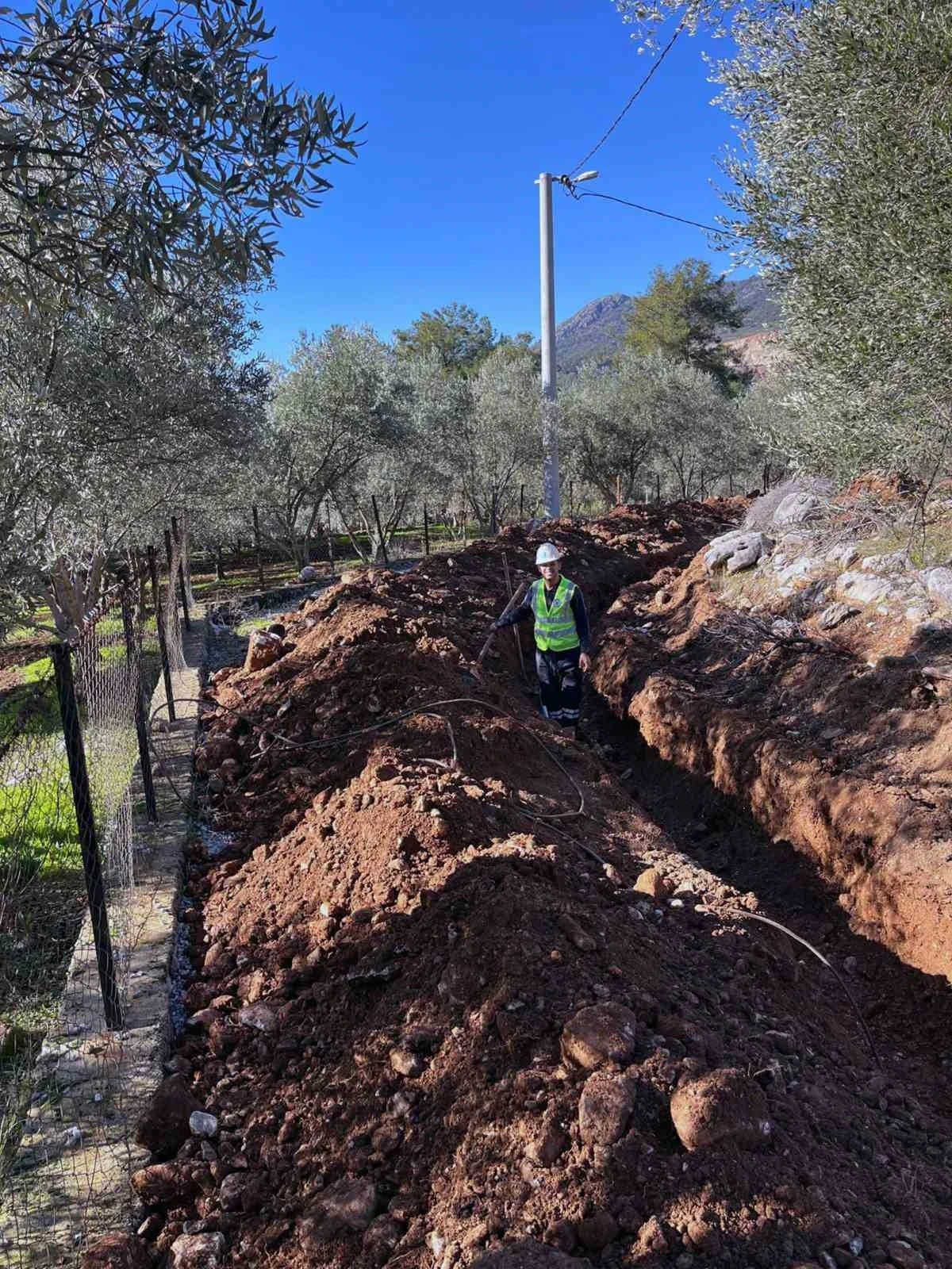 Fethiye İncirköy’ün içme suyu altyapısı yenilendi
