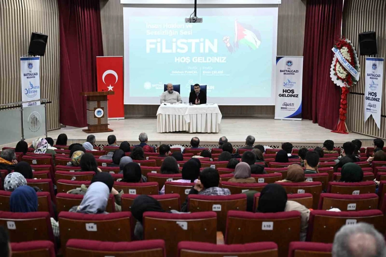 Filistin’in sessiz çığlığı Battalgazi’de yankılandı
