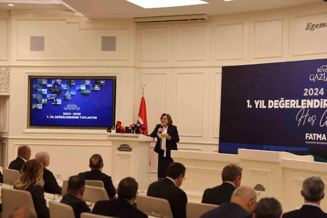 Gaziantep Büyükşehir Belediye Başkanı Şahin, 1 yılda yapılan çalışmaları anlattı
