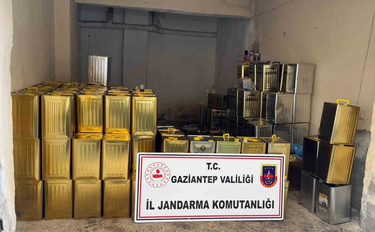 Gaziantep’te 1,5 milyon lira değerinde sahte zeytinyağı ele geçirildi
