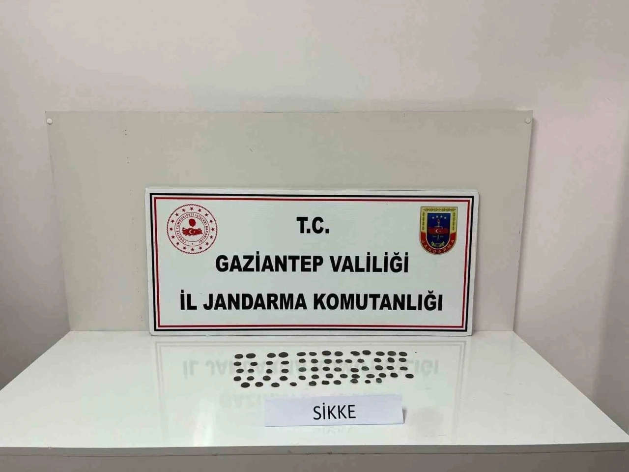 Gaziantep’te 62 adet sikke ele geçirildi: 1 gözaltı
