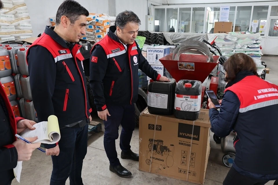 Gübre dağıtıcısı ve üretim yerlerine yönelik denetim
