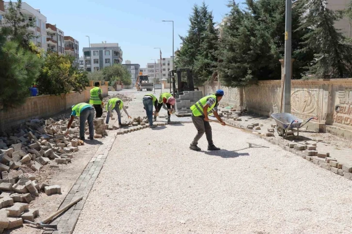 Haliliye’de üstyapı çalışmaları sürüyor
