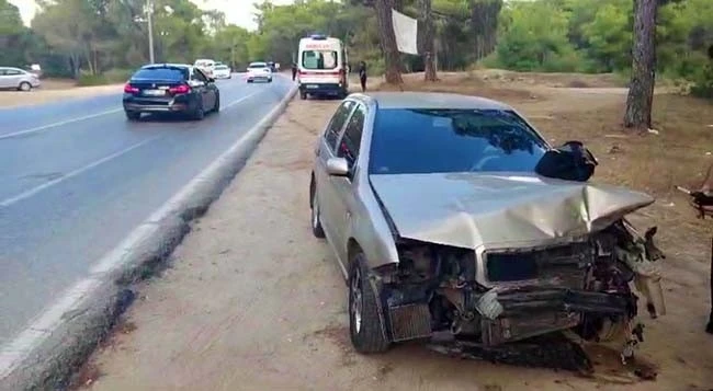 Hatalı sollama kazaya neden oldu: 2 ağır yaralı
