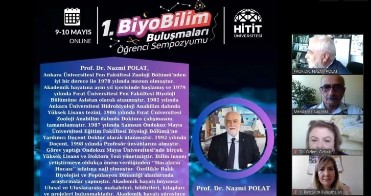 Hitit Üniversitesi "1. BiyoBilim Buluşmaları" öğrenci sempozyumu tamamlandı
