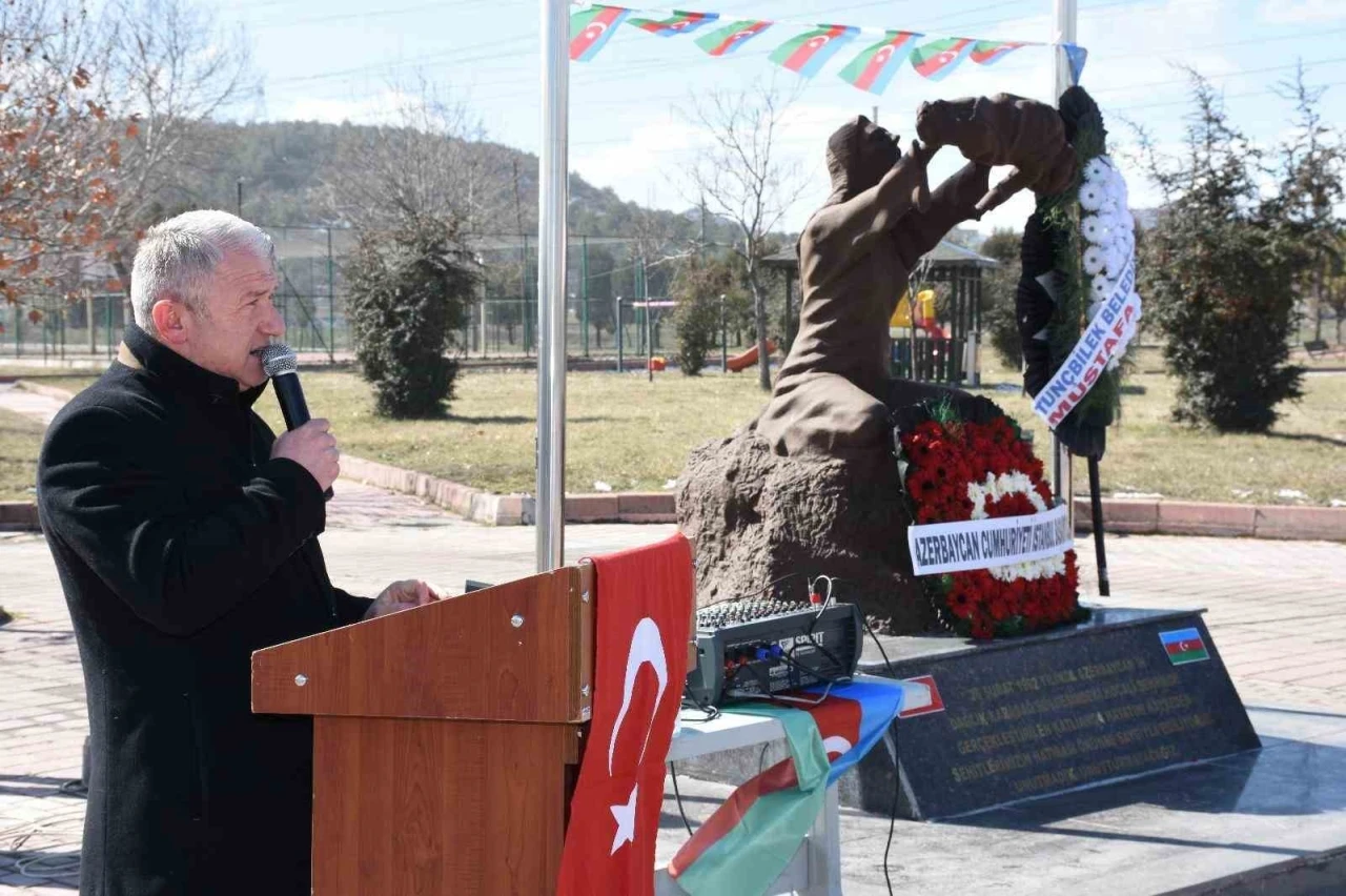 Hocalı şehitleri Tunçbilek’te anıldı
