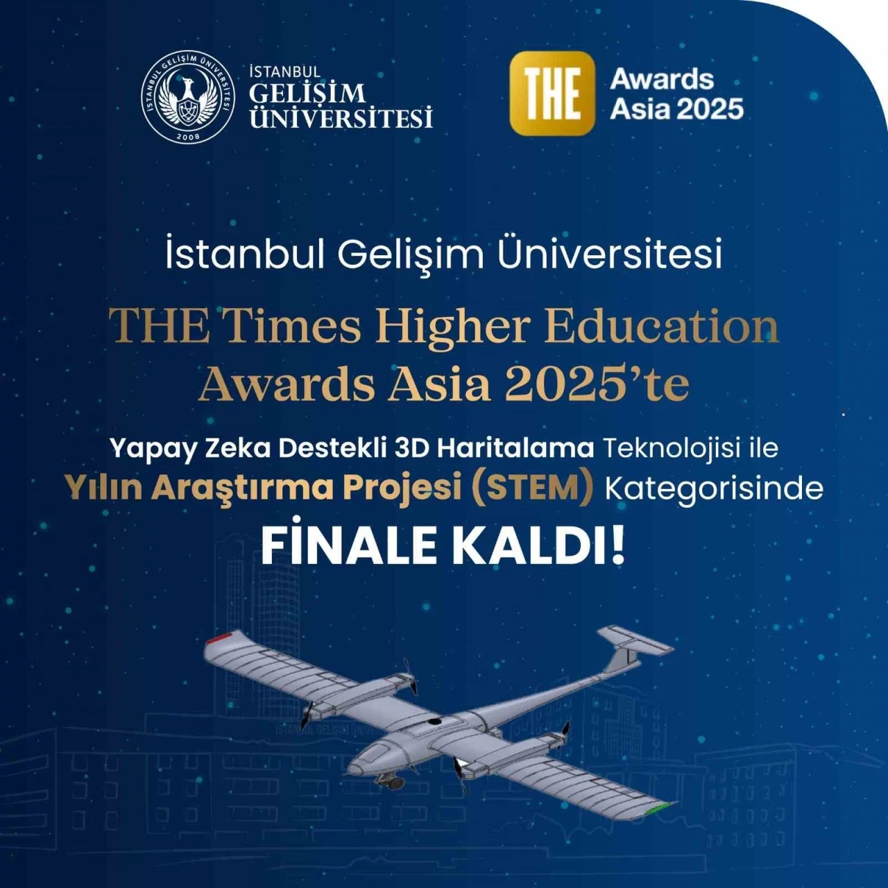 İGÜ, THE Awards Asia 2025’te finalde
