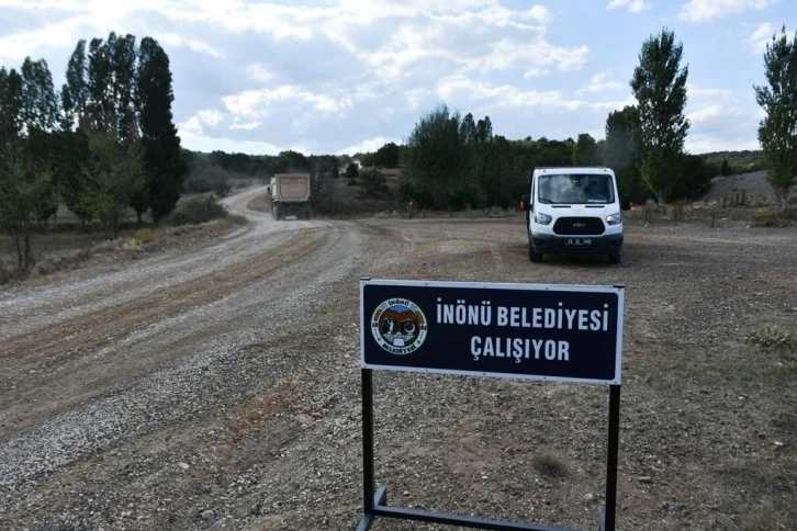 İnönü’de 40 yıllık yol sorunu çözüldü
