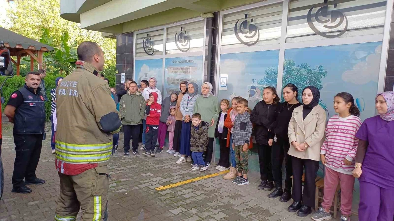 İtfaiyeden en özel tatbikat
