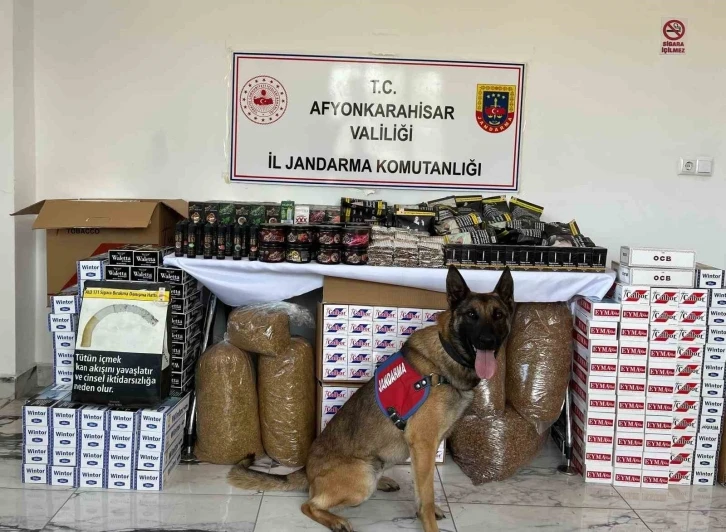 Jandarma 90 bin 800 adet çeşitli markalarda boş makaron ele geçirdi
