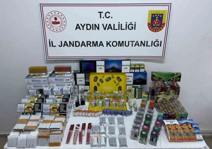 Jandarmadan kaçak sigara baskını: 1 gözaltı
