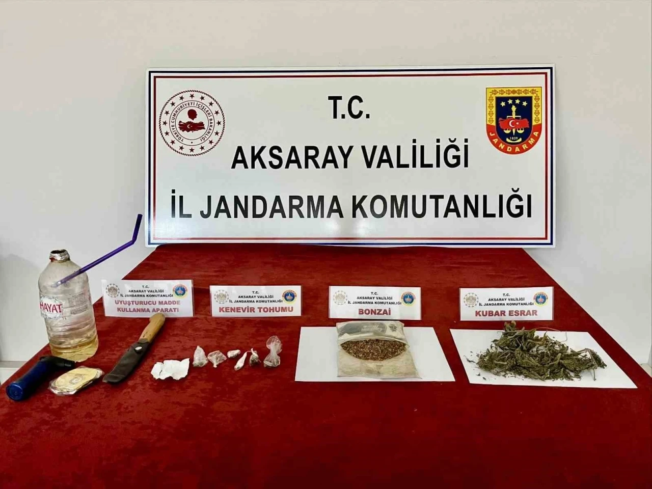 Jandarmanın uyuşturucu operasyonunda 1 kişi gözaltında
