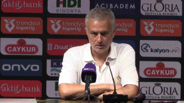 Jose Mourinho: “Bugün biz onları iyi değilmiş gibi gösterdik ama aslında iyi bir takım"
