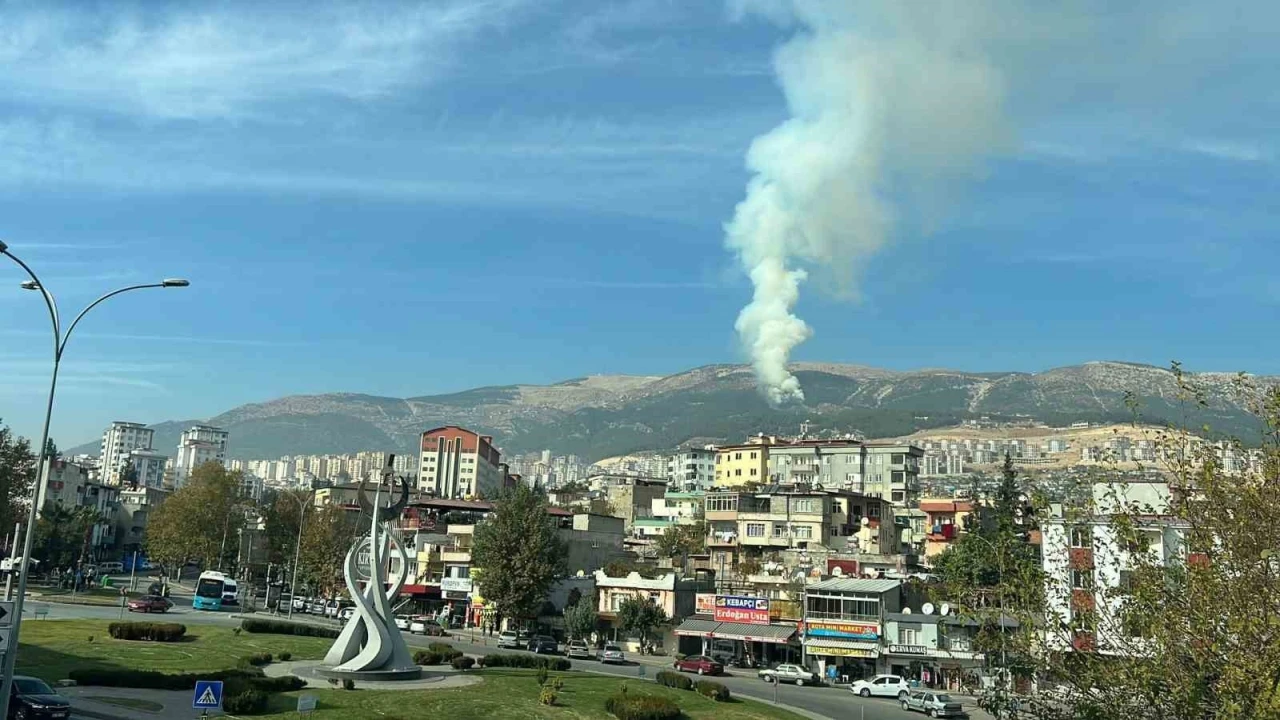 Kahramanmaraş’ta orman yangını
