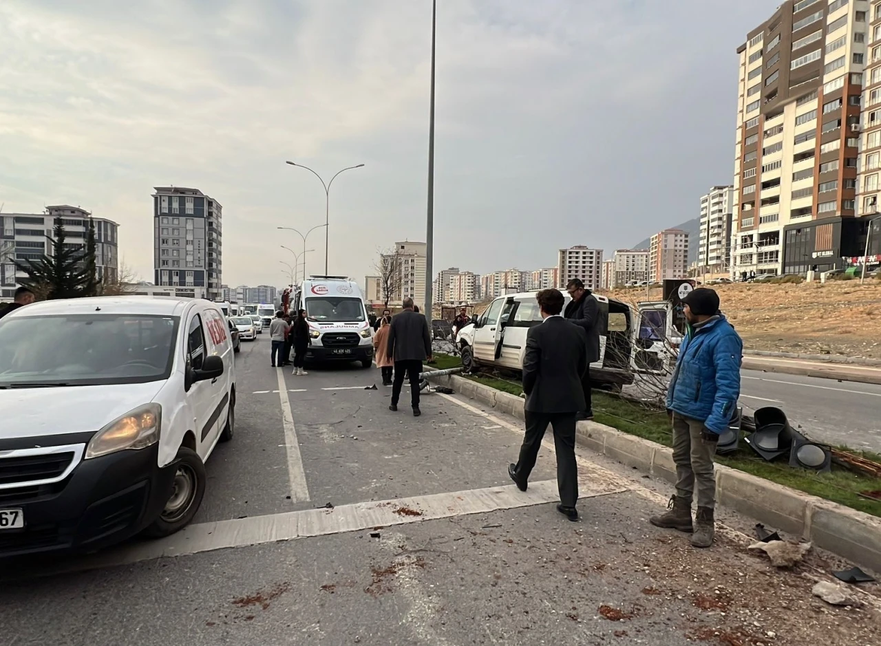 Kahramanmaraş’ta trafik kazası: 1 yaralı
