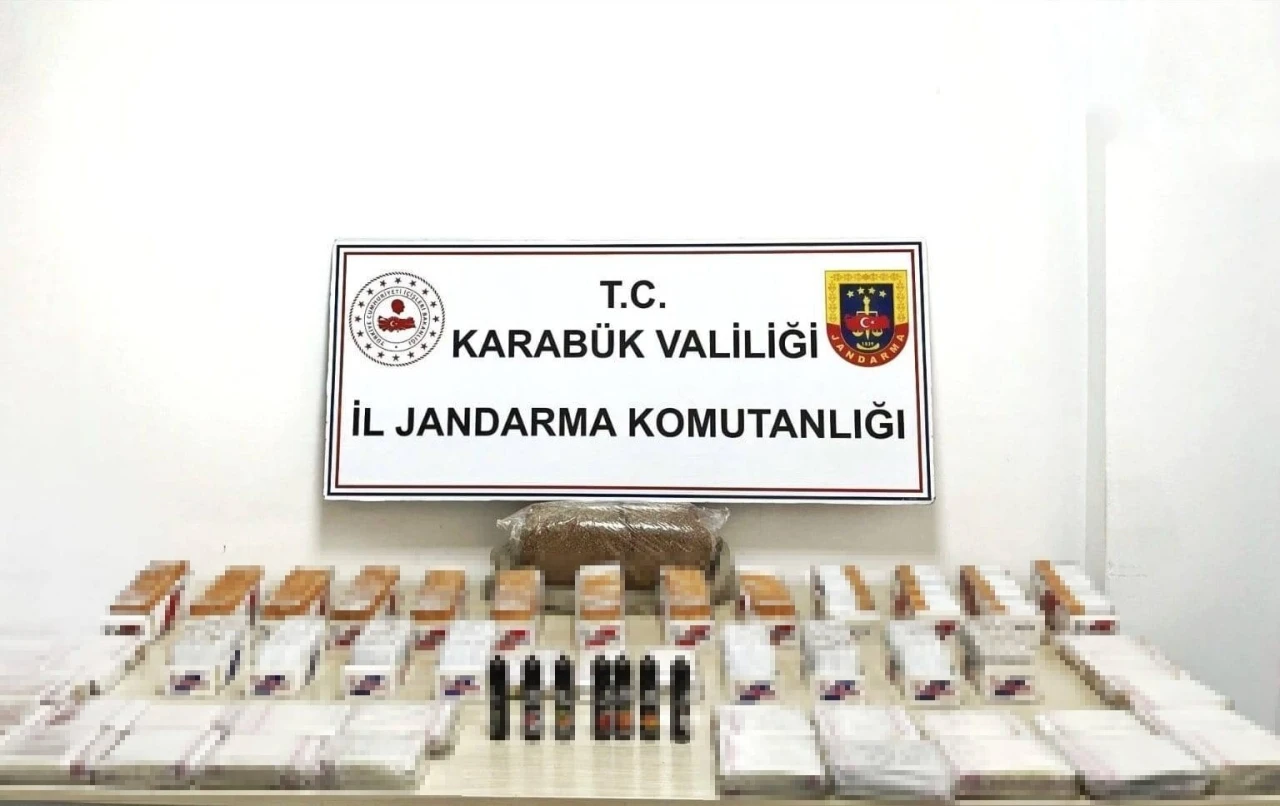 Karabük’te kaçak tütün operasyonu
