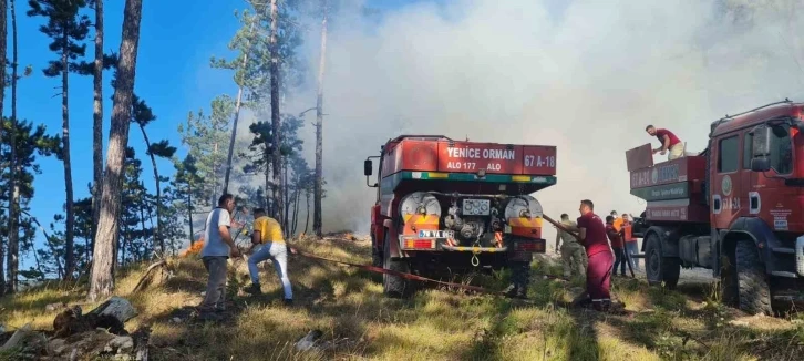 Karabük’teki yangınlara müdahale devam ediyor
