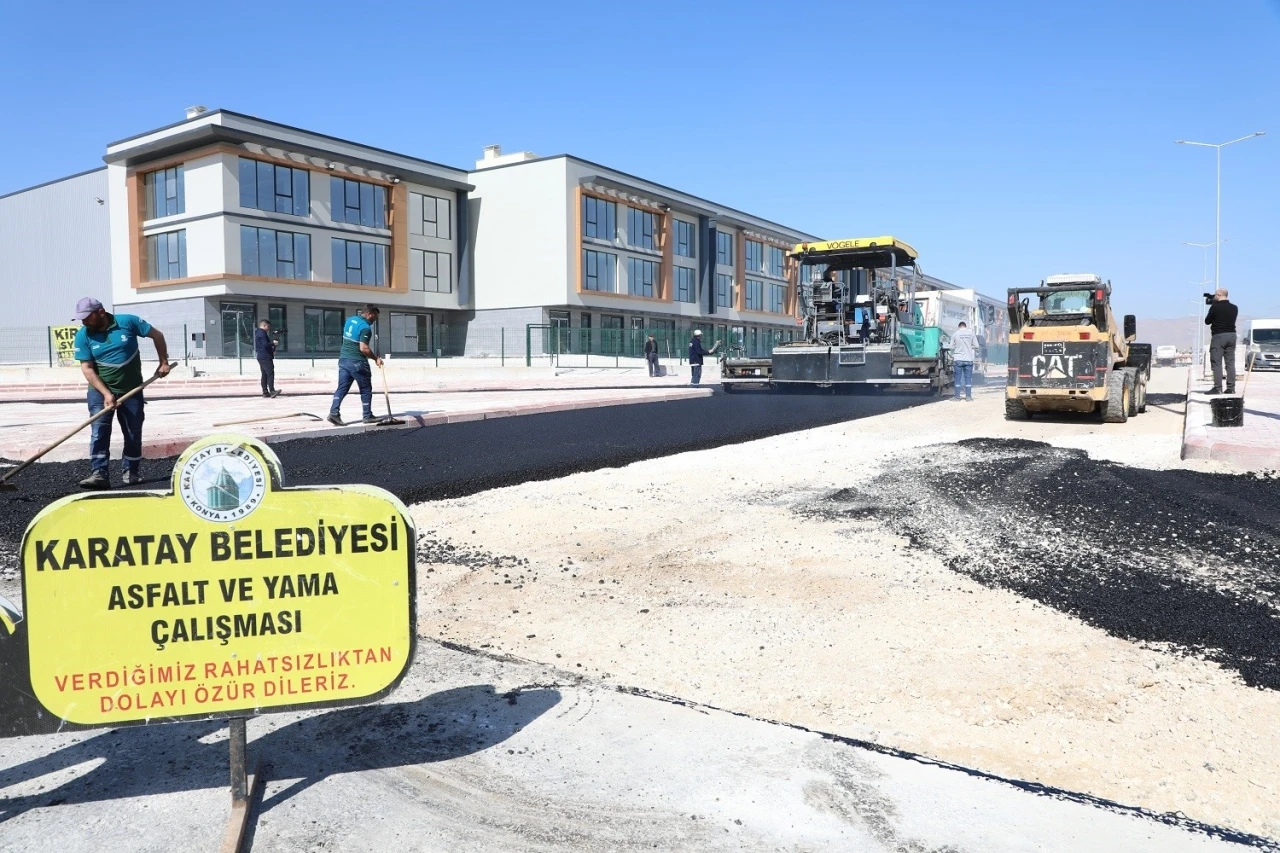 Karatay’da asfalt sezonu başladı
