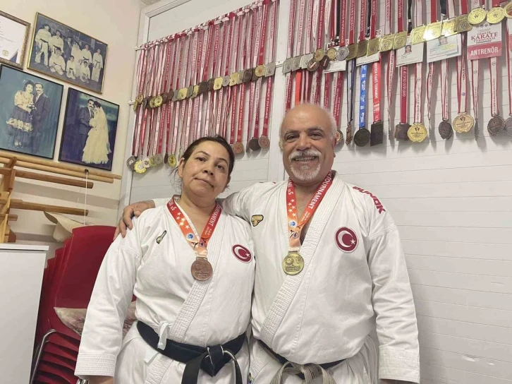 Karate salonunda başlayan aşk 34 yılın sonunda madalyayı buldu
