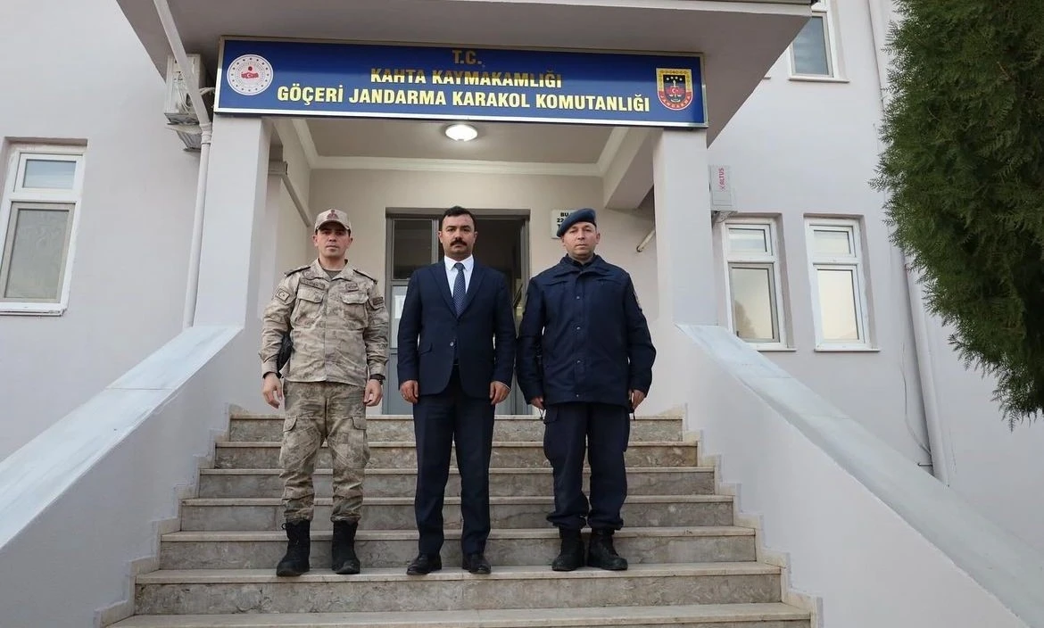 Kaymakam Soysal’dan Göçeri Jandarma Karakoluna ziyaret
