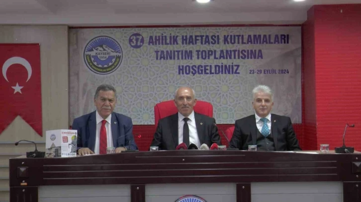 Kayseri’de Ahilik Haftası coşkuyla kutlanacak
