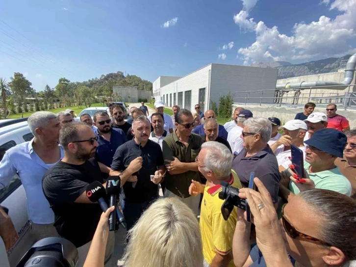 Kemer Çamyuva Atık Su Tesisindeki koku sorunu
