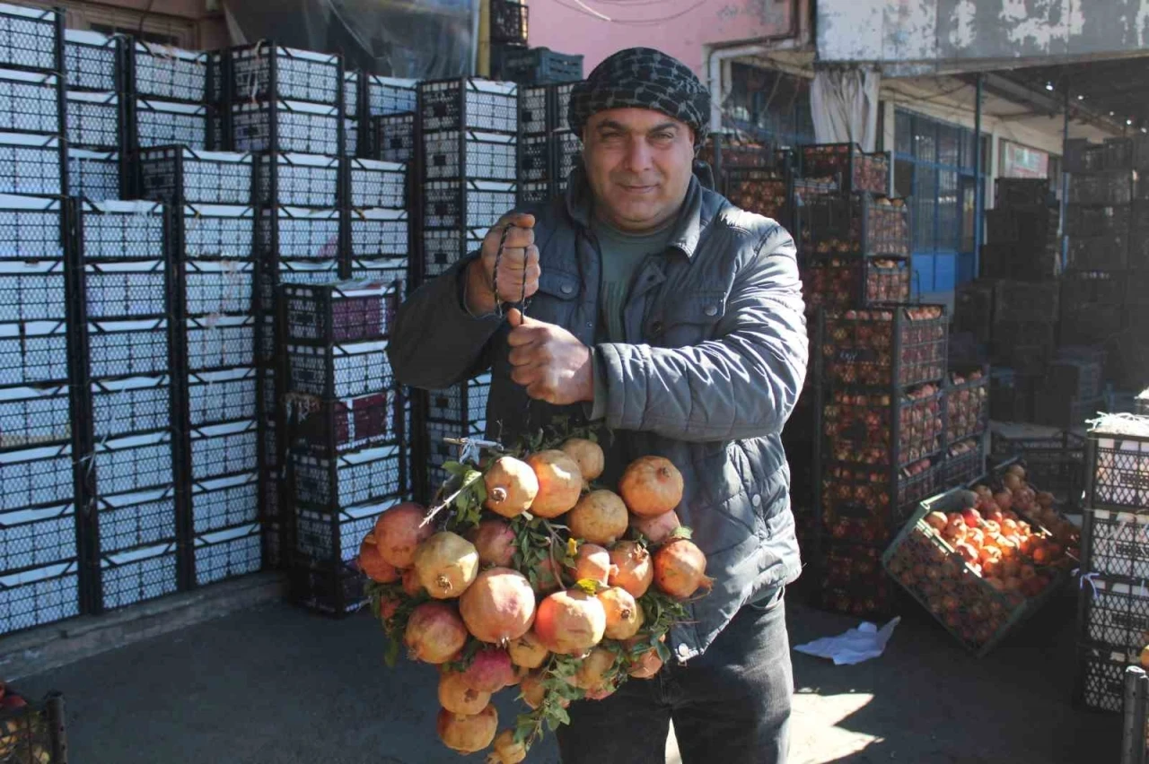 Kendine has lezzetiyle bilinen &quot;Zivzik&quot; narı kilosu 30 liradan satılıyor
