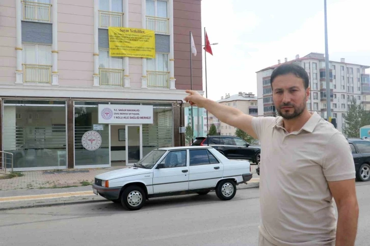 Kiraladığı mülkünü geri alamayan gurbetçiden pankartlı feryat
