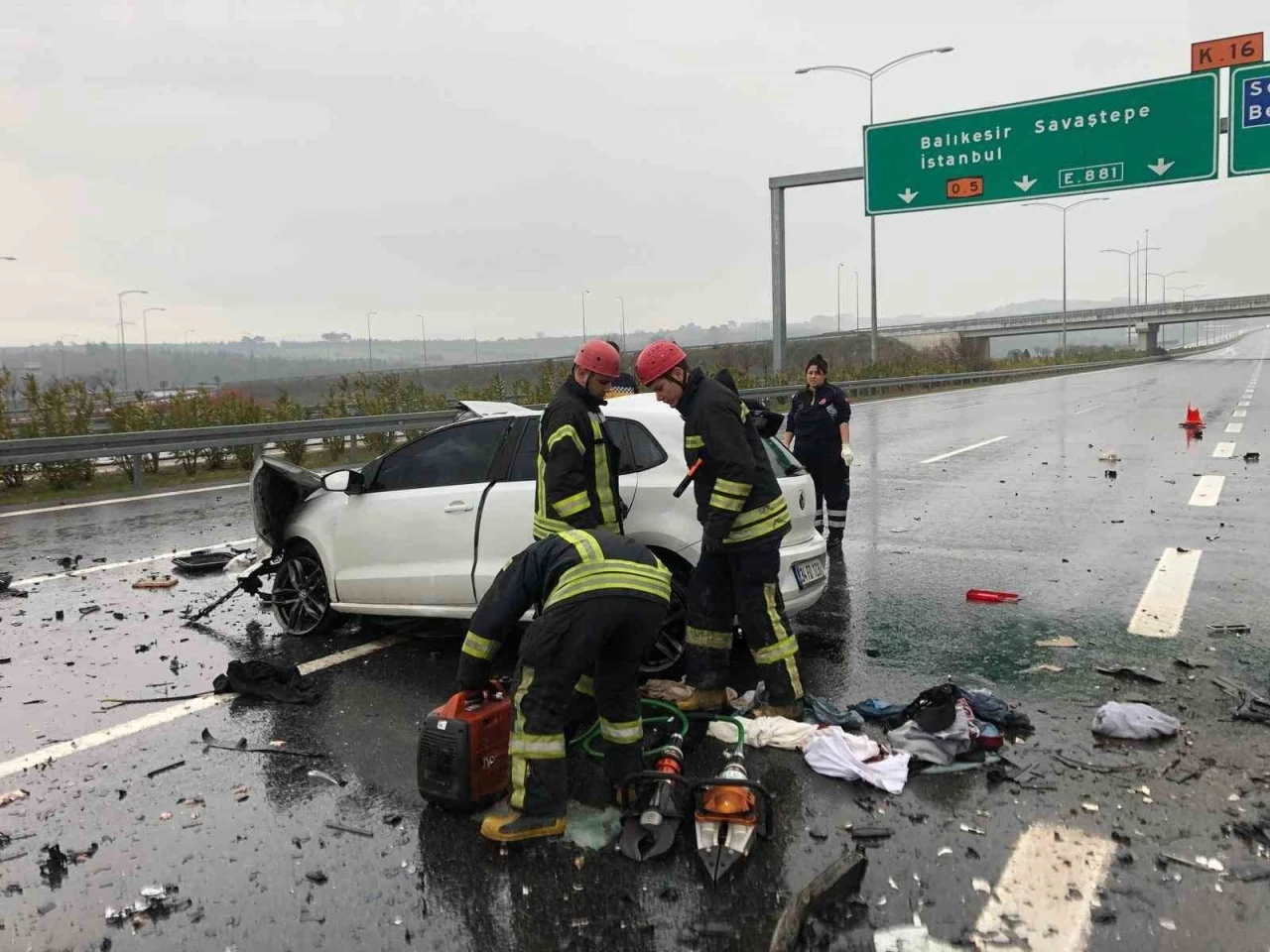 Kırkağaç’ta trafik kazası: 2 ölü
