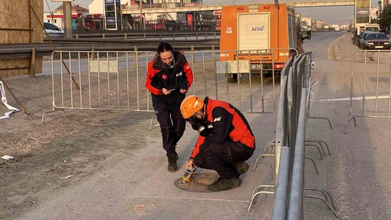 Kocaeli’de 12 gündür devam eden gaz yangını, AFAD ekipleri ölçüm yaptı
