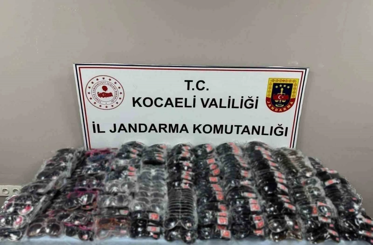 Kocaeli’de 2 bin sahte güneş gözlüğü ele geçirildi
