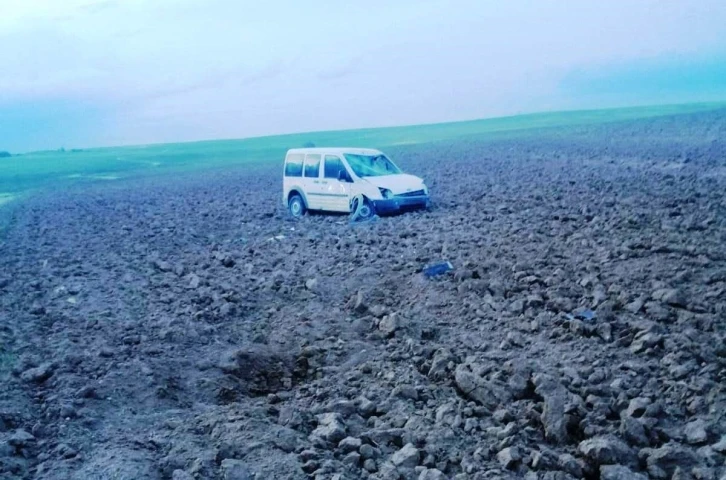 Konya’da hafif ticari araç takla attı: 1 yaralı
