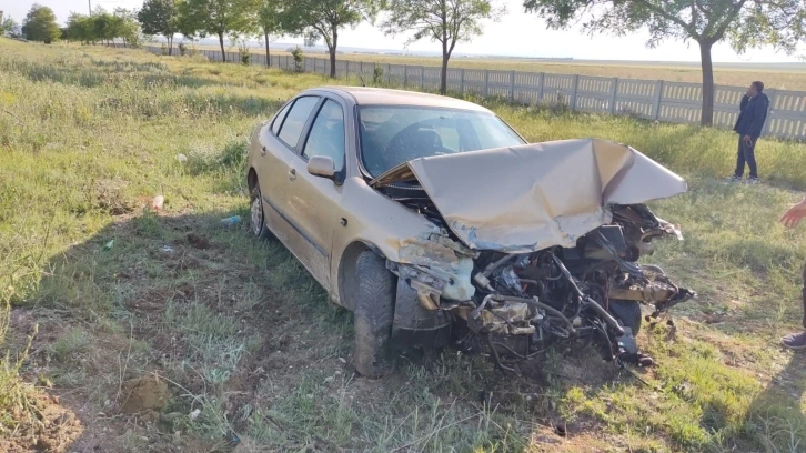 Konya’da otomobil şarampole uçtu: 1 yaralı
