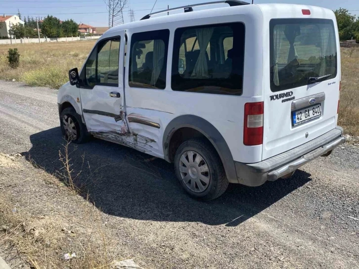 Konya’da trafik kazası: 2 yaralı
