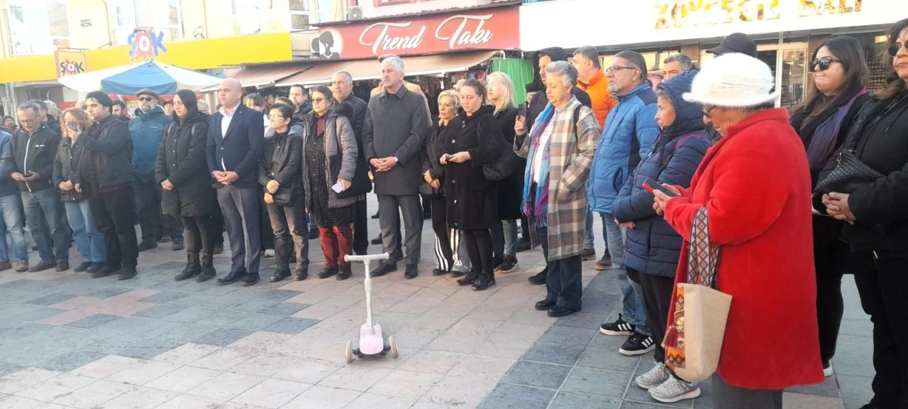 Köyceğiz’de 6 Şubat depremi eylemi