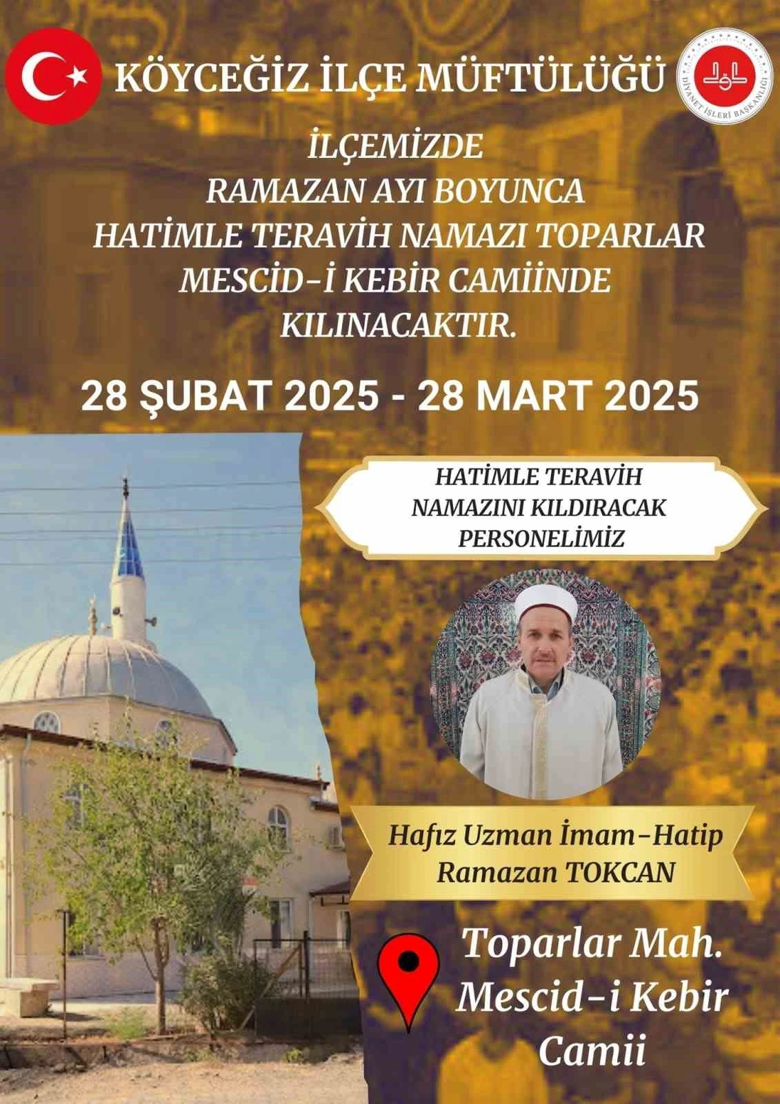 Köyceğiz’de hatimle teravih namazı kılınacak
