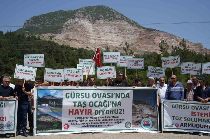 Köylüler Dünya Çevre Günü’nde seslendi: “Taş ocağı istemiyoruz”
