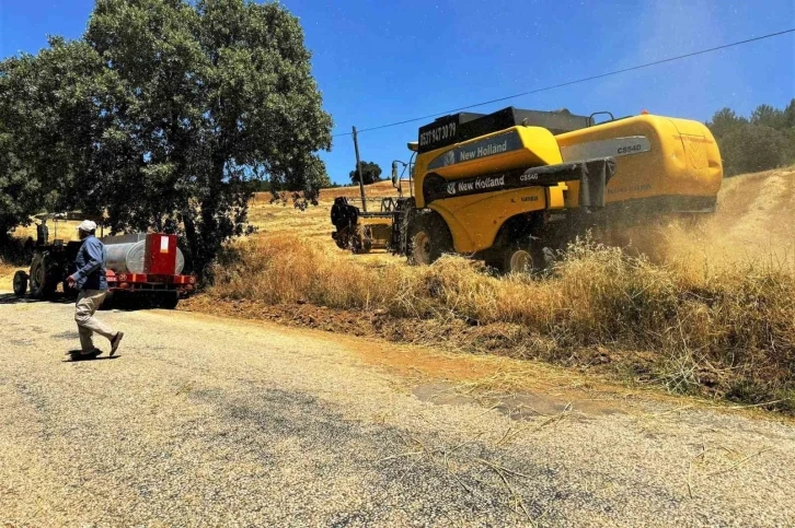 Kütahya’da biçerdöverlerin yanında su tankeri bulundurma zorunluluğu
