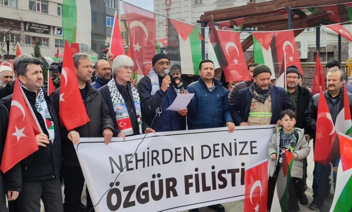 Kütahya’da Gazze için protesto: "İşgale ve zulme son verilsin"
