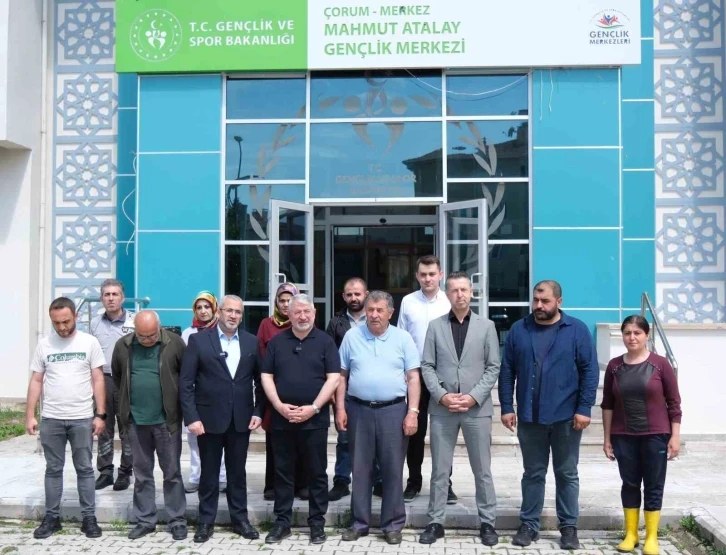 Mahmut Atalay gençlik merkezi tamamlandı
