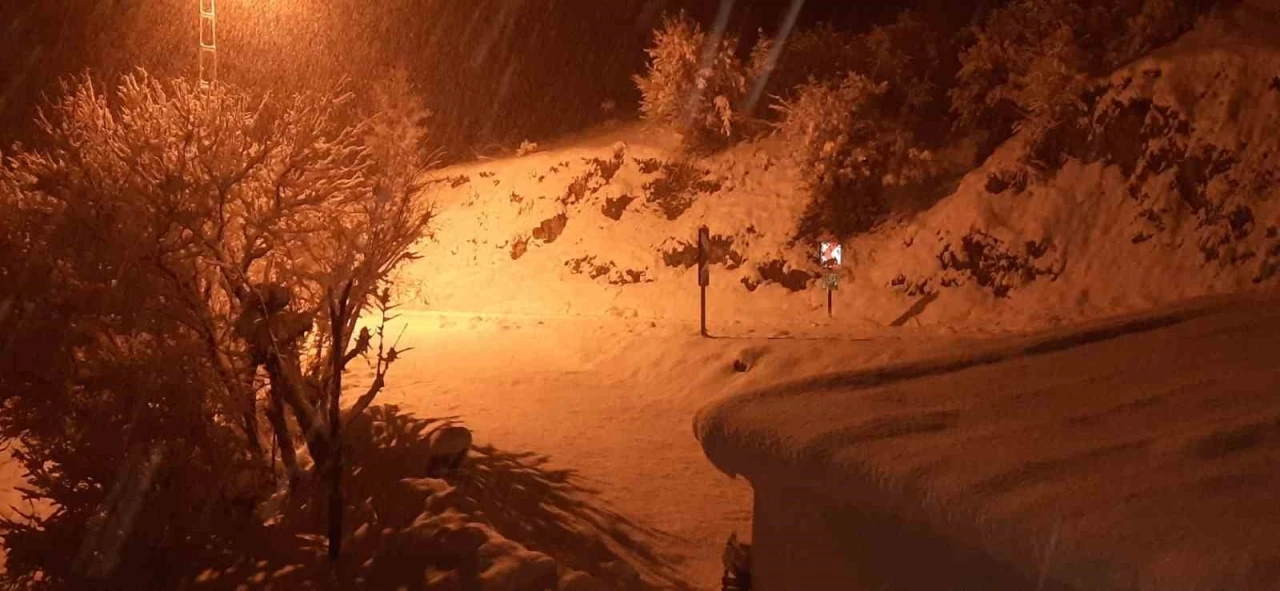 Malatya’da kırsal bölgeler kar altında
