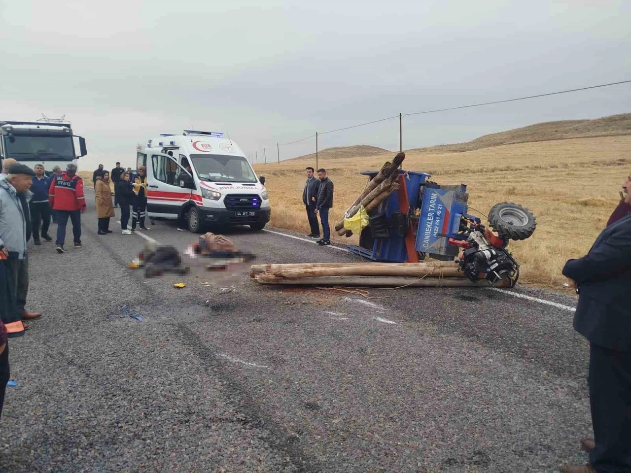 Malatya’da tır ile çapa motoru çarpıştı: 1 ölü, 2 ağır yaralı
