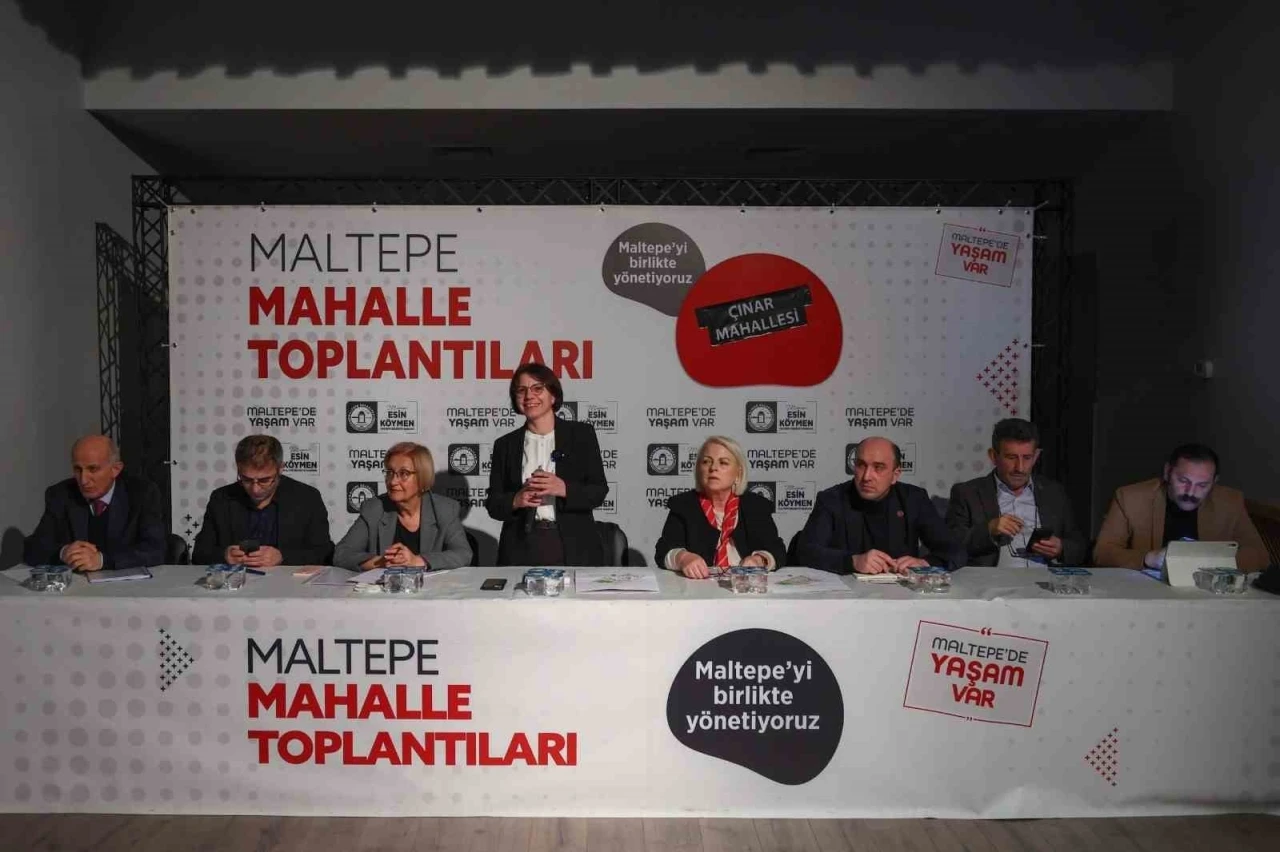 Maltepe’de mahalle toplantılarının 12. durağı Çınar oldu
