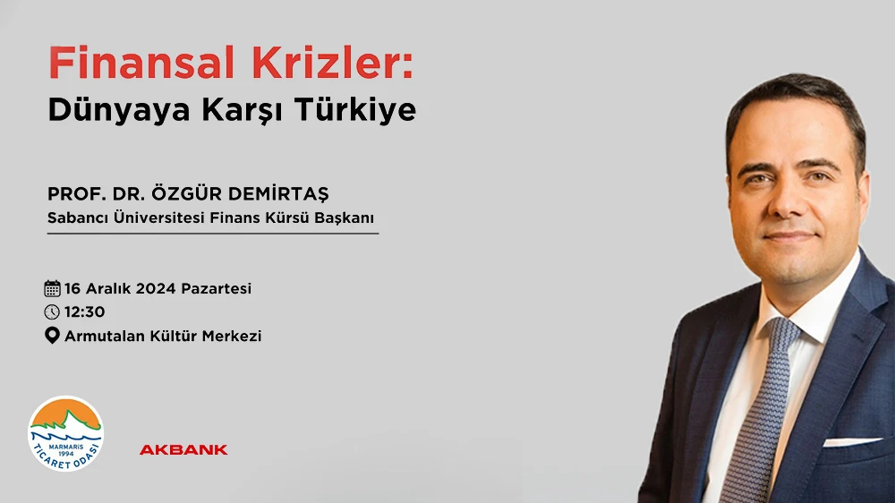 Marmaris’te Finansal Krizler Konferansı Düzenleniyor